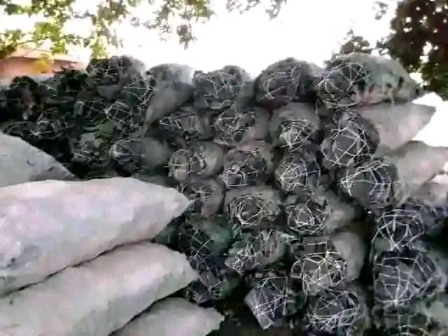 A picture of charcoal supply
