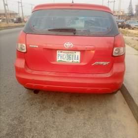 A picture of Toyota matrix 2003 model Everything working Manual transmission Nothing to