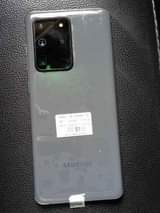 A picture of Open box Samsung galaxy S20ultra with accessories carton reciept 128gb