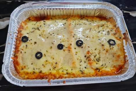A picture of Pizza mini pizza lasagne cutless