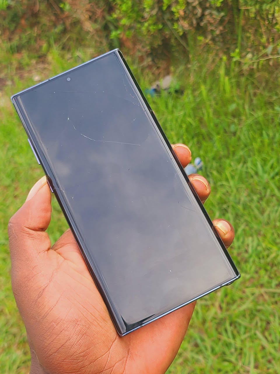 A picture of Sumsung galaxy note 10plus 5g