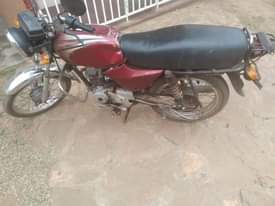 A picture of Bajaj boxer motorcycle for sale
