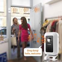 A picture of WIRELESS MOTION DETECTER DOOR BELL AND SECURITY ALARM