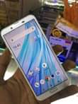 A picture of IPhone 6.s.and aquos sharp