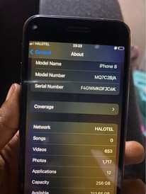 A picture of Iphone 8 plain