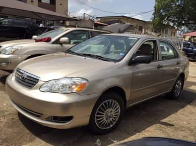 A picture of TOKUNBO TOYOTA COROLLA 2006Model No mechanical issues Good condition Papers