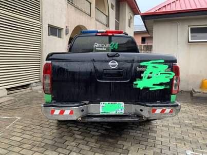 A picture of Very clean registered tokunbo standard Nissan frontier 2005 model engine