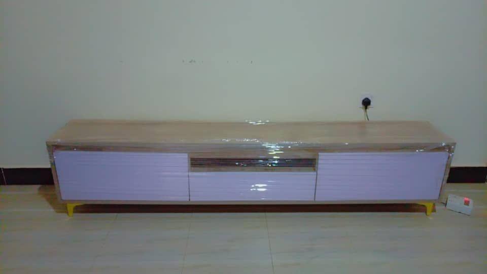 A picture of 2 modern seaters tv stand on quick sale