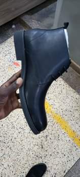 A picture of Men s boot pure leather black for gents