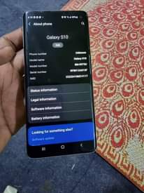 A picture of Samsung S10 Quick sale