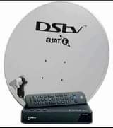 A picture of Dstv installer signal problem reconnecting extra view tv wall mount
