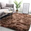 A picture of Classy fluffy center Bedside carpets