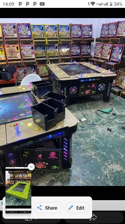 A picture of Slots and fish machines