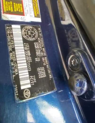 A picture of Few months registered 2010 Toyota Camry muscle Pure first body