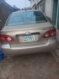 A picture of Quick deal Register Toyota Corolla 2006 model first body only