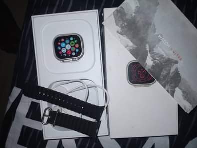 A picture of SMART WATCH FOR SELL ULTRA 9 Still new everything is