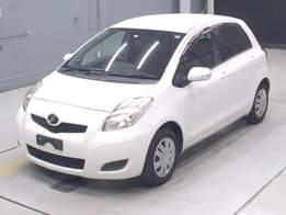 A picture of TOYOTA VITZ 2010 white Make TOYOTA Model VITZ Year 2010