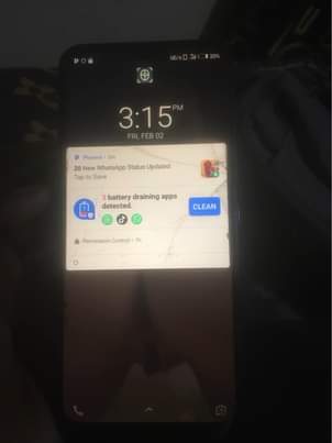A picture of Inifinix hot8 lite