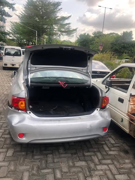 A picture of Distress Foreign used Toyota Corolla 2009 7 6M