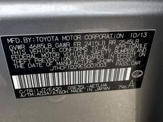 A picture of Foreign used 2014 IS250 with original duty 22m 500k Sambo