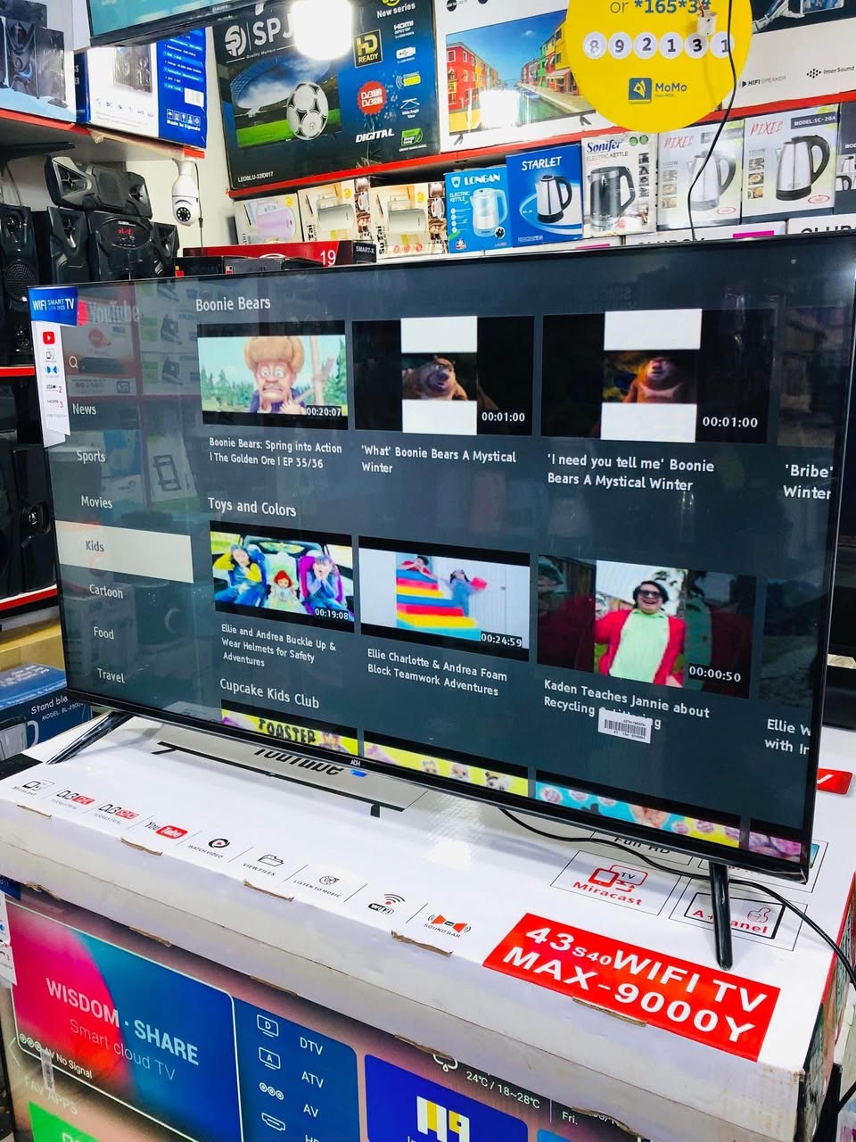 A picture of 530 000 currently last SMART TV ANDROID SMART TV