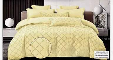 A picture of COTTON DUVET COVERS where you put the quilt The package
