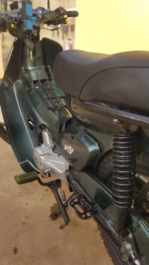 A picture of Honda cub modified