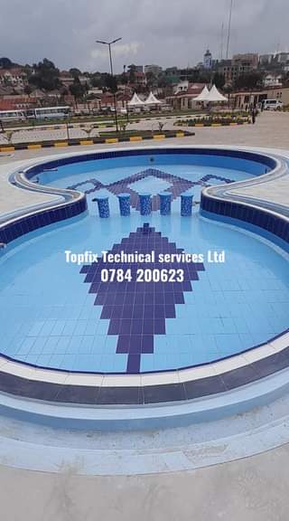 A picture of Swimming pool construction services
