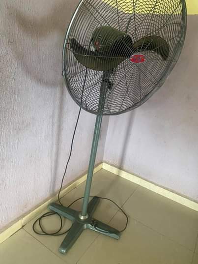 A picture of FAIRLY USED RELOCATION OX Standing Fan 30K 55 Inches Smart