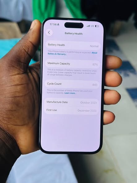 A picture of IPHONE 15 PRO UK USED