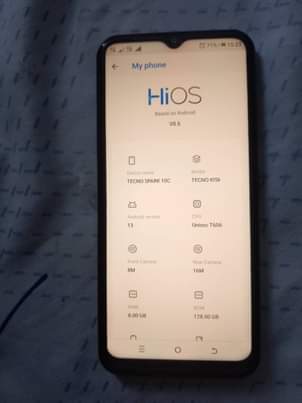 A picture of TECNO SPARK 10C