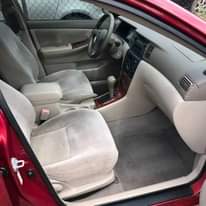 A picture of Toyota Corolla red color