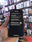 A picture of iPhone X 256gb storage Working Face ID 100 battery health