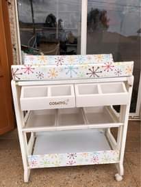 A picture of Baby bath and changing units are available from the uk