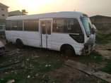 A picture of Toyota coaster bus Needs little body works Engine is good