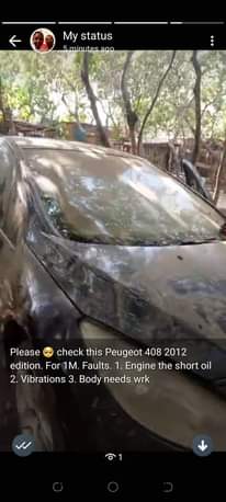 A picture of PEUGEOT 408 2012 MODEL