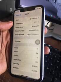 A picture of Nauza IPHONE 11 laini mbili 128Gb