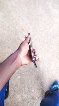 A picture of Samsung s10 for sale 650k with 8gb ram and 512gb