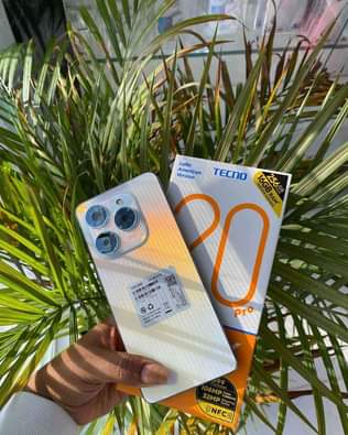 A picture of Tecno spark 20pro Storage 256gb 16gb rm Nice camera Internet