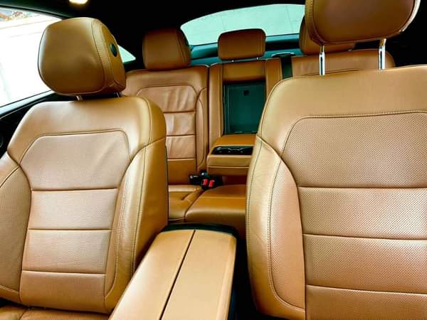A picture of Foreign used 2018 Mercedes Benz GLE43 on TAN interior with