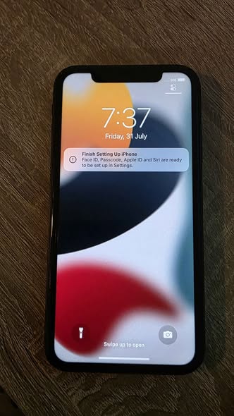 A picture of IPhone 11