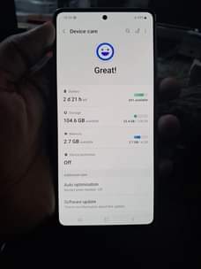 A picture of GALAXY NOTE 10 LITE AT 580K...SWAPS ALLOWED