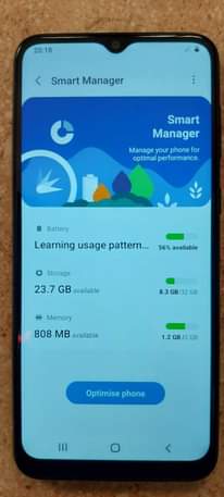 A picture of Samsung galaxy a03 core