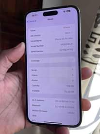 A picture of iPhone 14 PROMAX 128GB ESIM