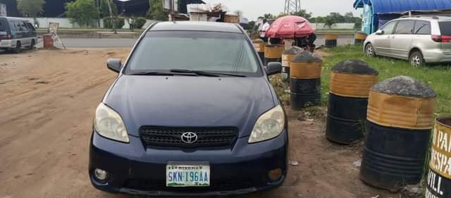 A picture of first flash on first body 2006 Toyota MATRIX Engine untouched
