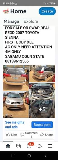 A picture of CARS FOR SALE OR SWAP DEAL