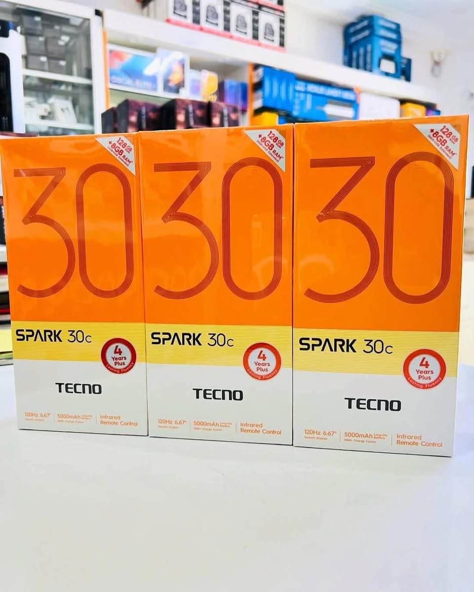 A picture of Tecno spark 30c at 380k call on 0753430863