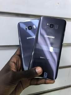 A picture of Samsung S8 plus 64gb 330k clean no cracks WhatsApp or