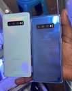 A picture of Samsung phones