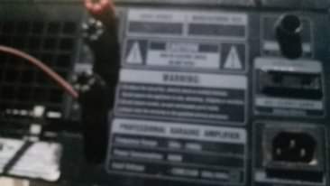 A picture of Kareoke amplifier